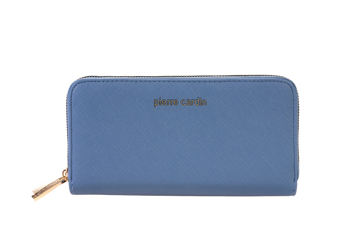 Portafoglio in ecopelle con cerniera da donna Pierre Cardin Jeans