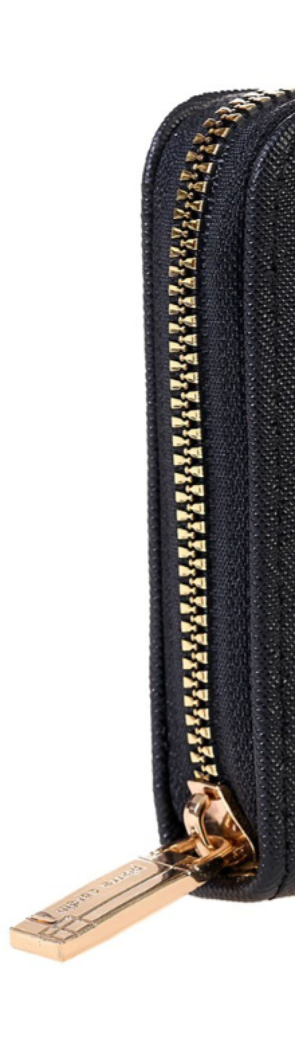 Portafoglio in ecopelle con cerniera da donna Pierre Cardin Nero