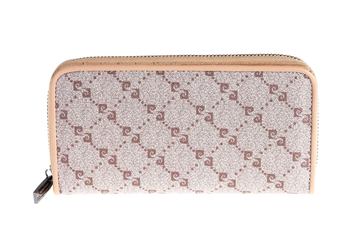 Portafoglio in ecopelle da donna Pierre Cardin beige