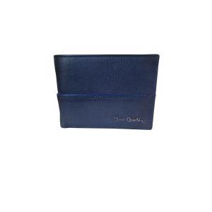 Portafoglio in vera pelle  uomo blu