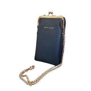 Borsellino porta cellulare con portafoglio removibile  blu