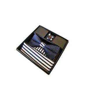 Kit papillon fazzoletto e spilla da uomo cerimonia