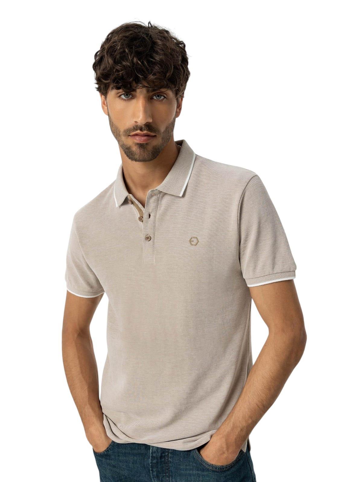 Polo mezza manica in cotone da uomo Tiffosi