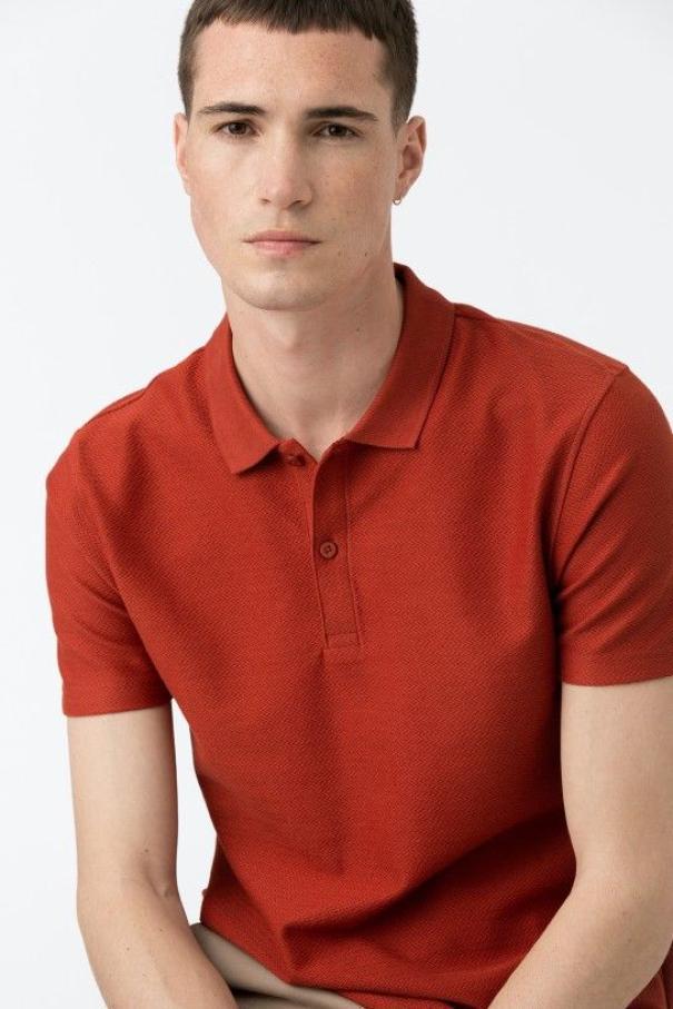Polo mezza manica in cotone Tiffosi uomo