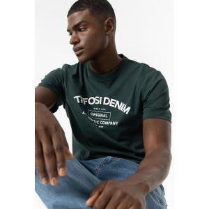 T-shirt basic uomo  verde