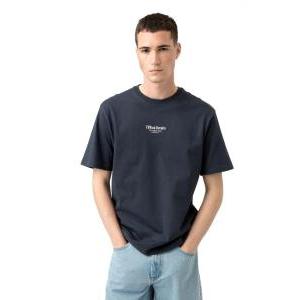 T-shirt basic uomo  con stampa blu