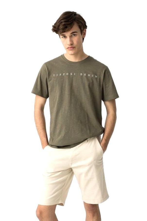 T-shirt in cotone da uomo Tiffosi