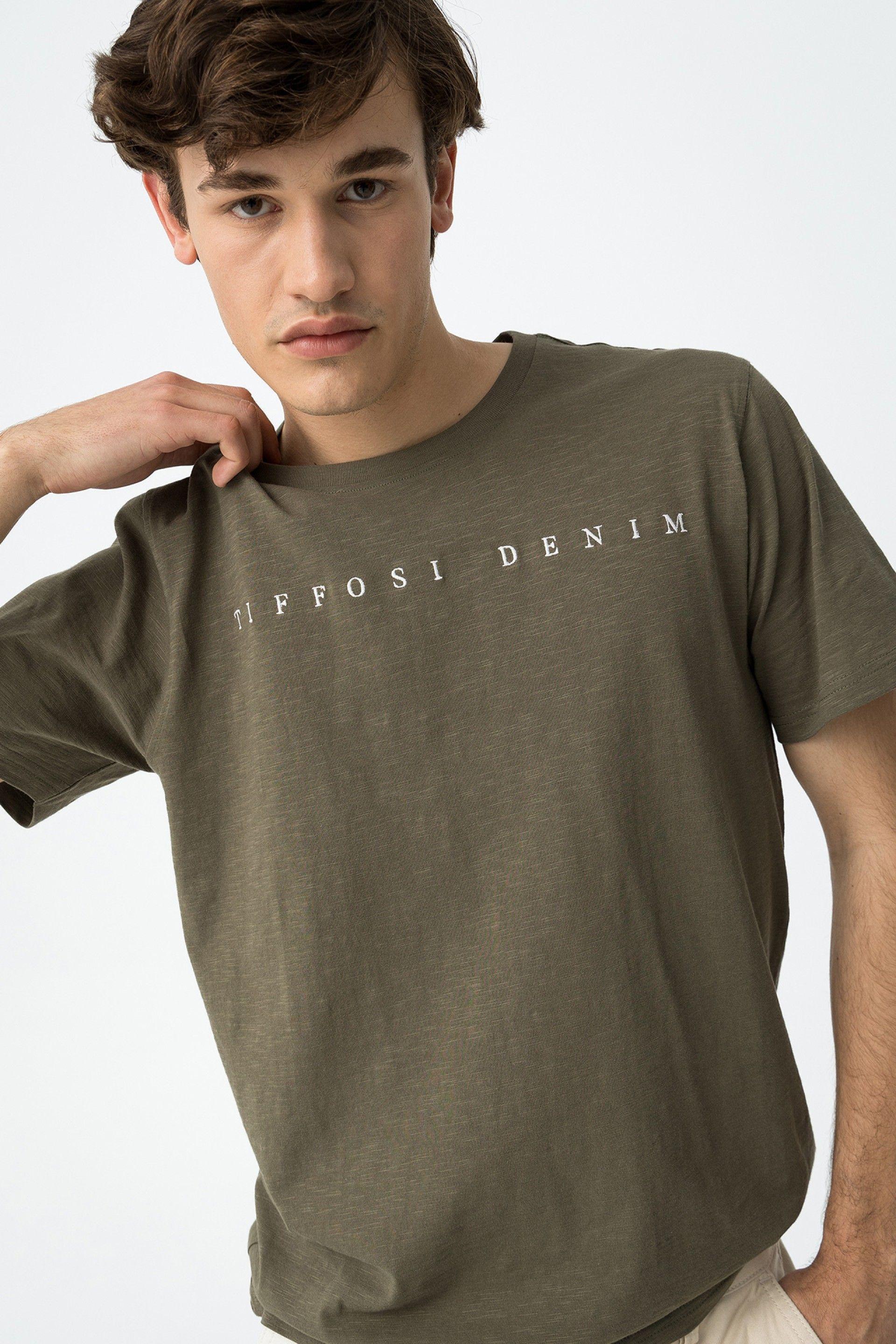 T-shirt in cotone da uomo Tiffosi