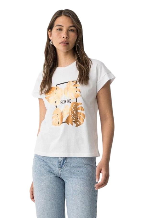 T-shirt donna in cotone Tiffosi