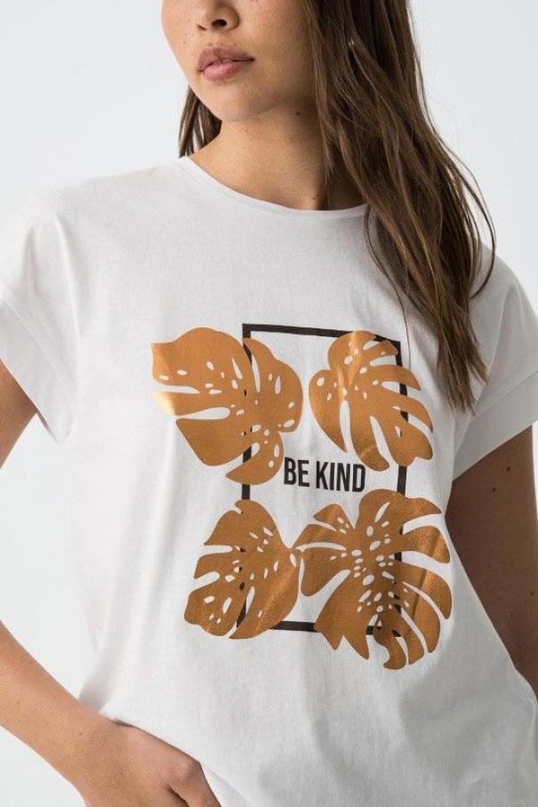 T-shirt donna in cotone Tiffosi