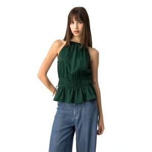 Top donna verde smeraldo
