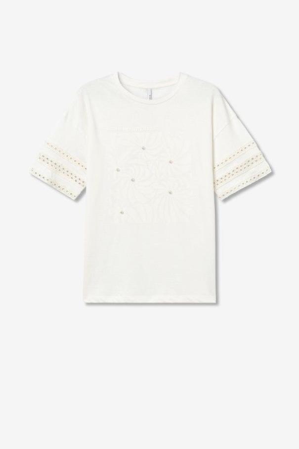 T-shirt donna Tiffosi bianco