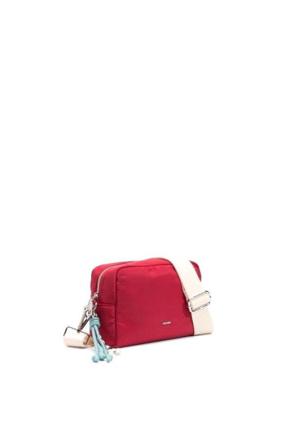 Borsa tracolla da donna Tiffosi rosso