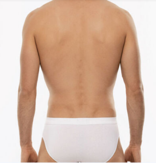 Coppia slip uomo cotton-stretch Lovable Bianco