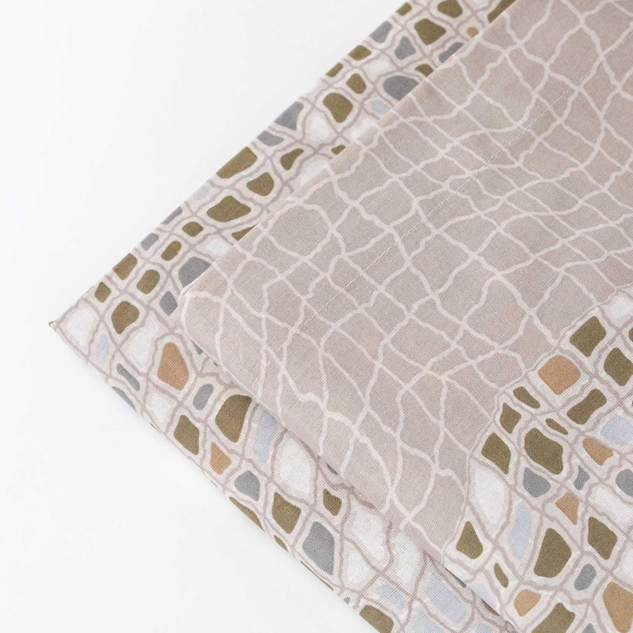 Amelie completo letto lenzuolo matrimoniale Beige