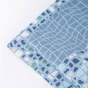 Amelie completo letto lenzuolo matrimoniale stampato blu