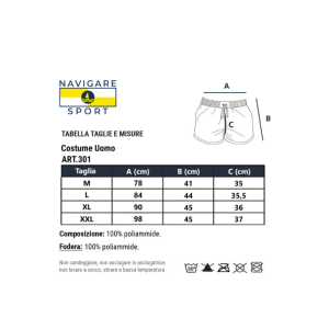 Costume da bagno boxer da uomo