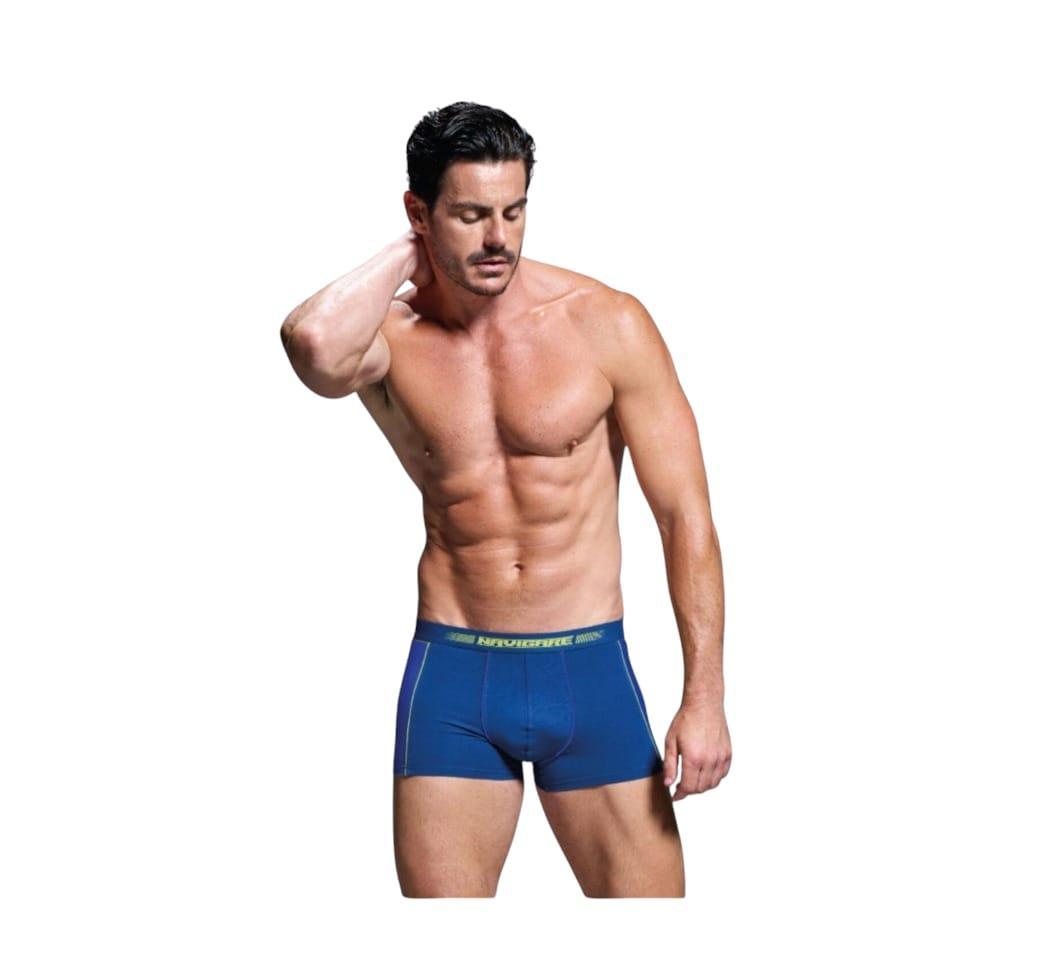 Boxer uomo in cotone elasticizzato Navigare