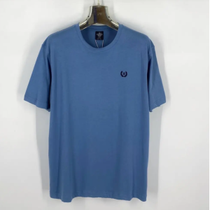 T-shirt uomo girocollo azzurro