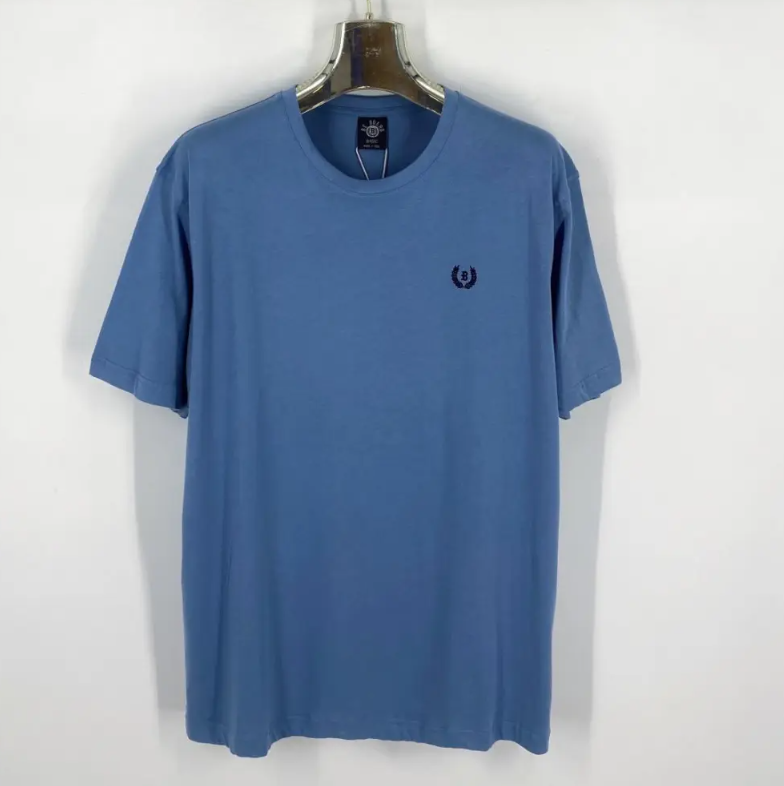 be board t-shirt uomo girocollo azzurro - foto 1