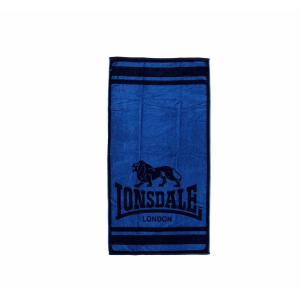 Telo mare in spugna di cotone lonsdale blu royal
