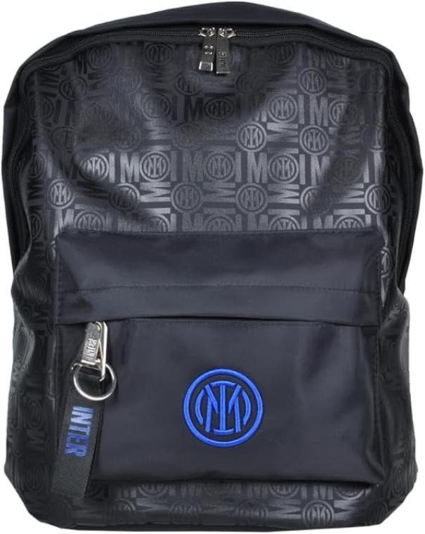 Zaino compatibile con Inter nero azzurro