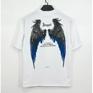 T-shirt oversize angel bianco