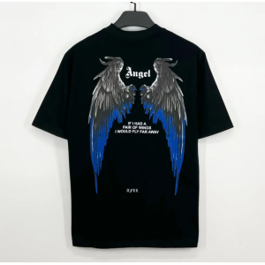 T-shirt oversize angel nero