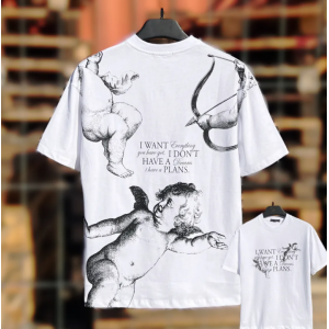 T-shirt uomo i want bianco