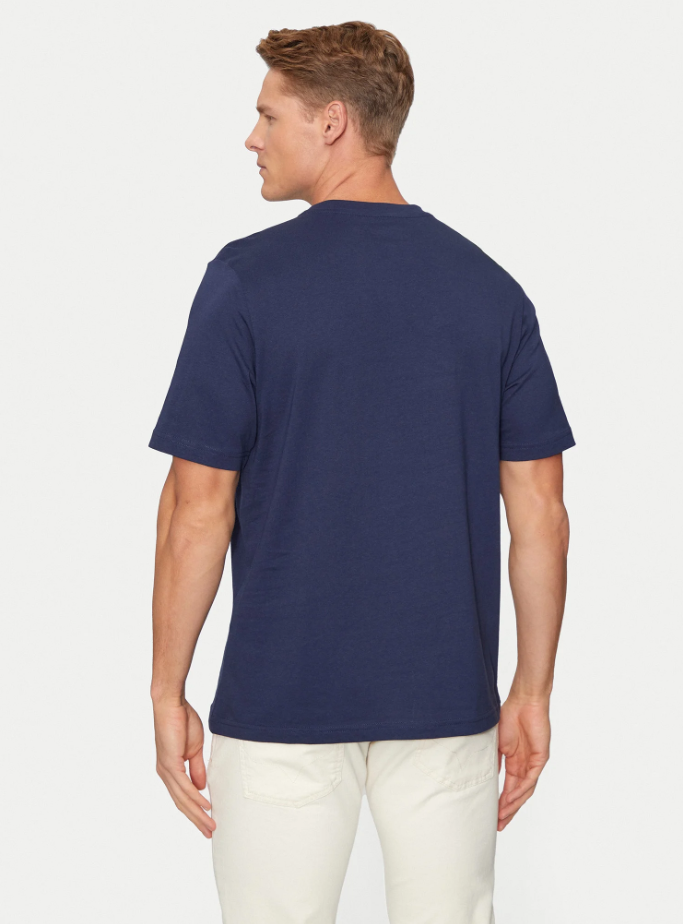 T-shirt in cotone da uomo Kappa blu