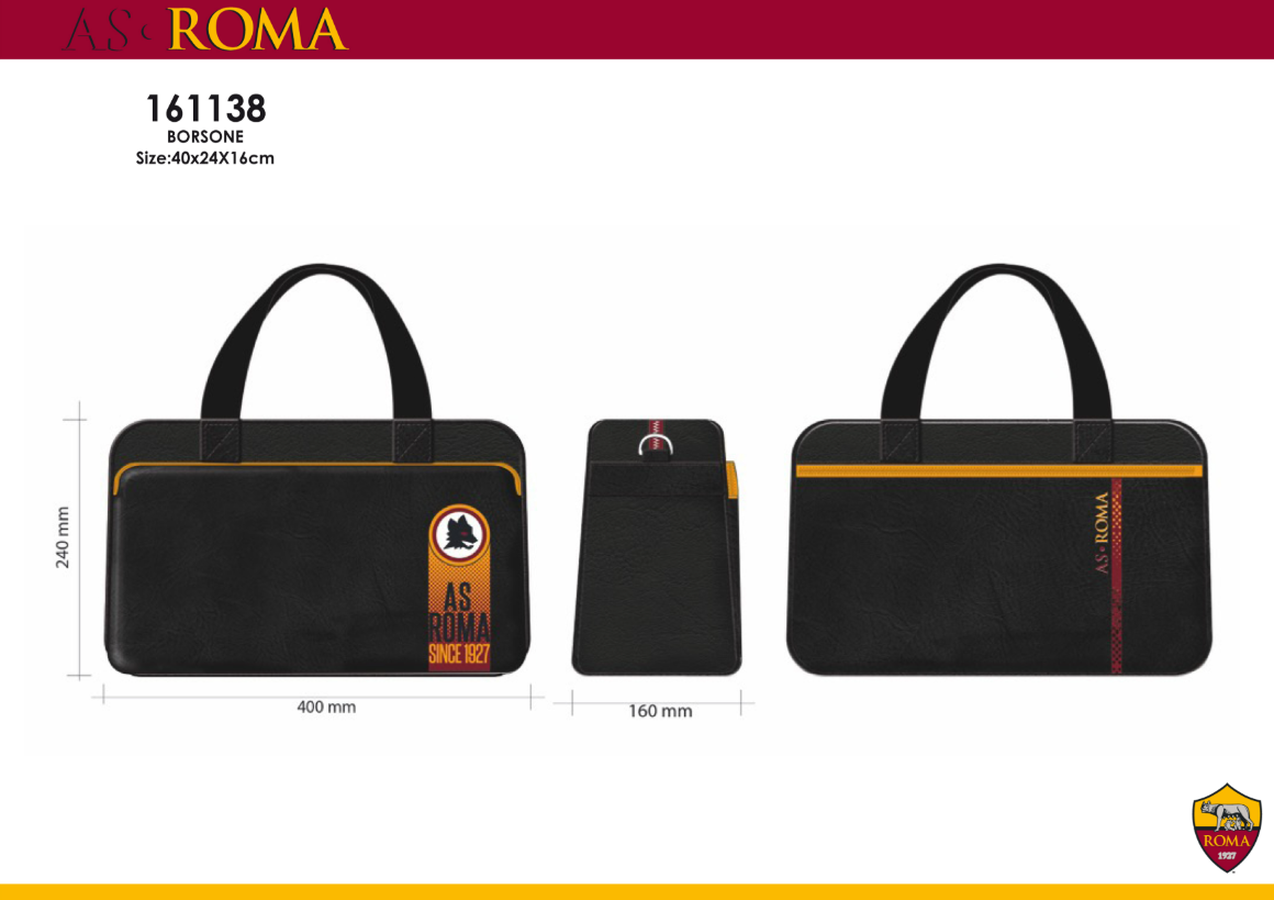 Borsone sportivo palestra compatibile con Roma