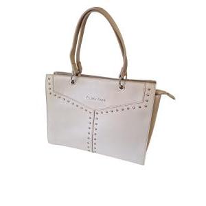 Borsa a mano donna con tracolla  beige
