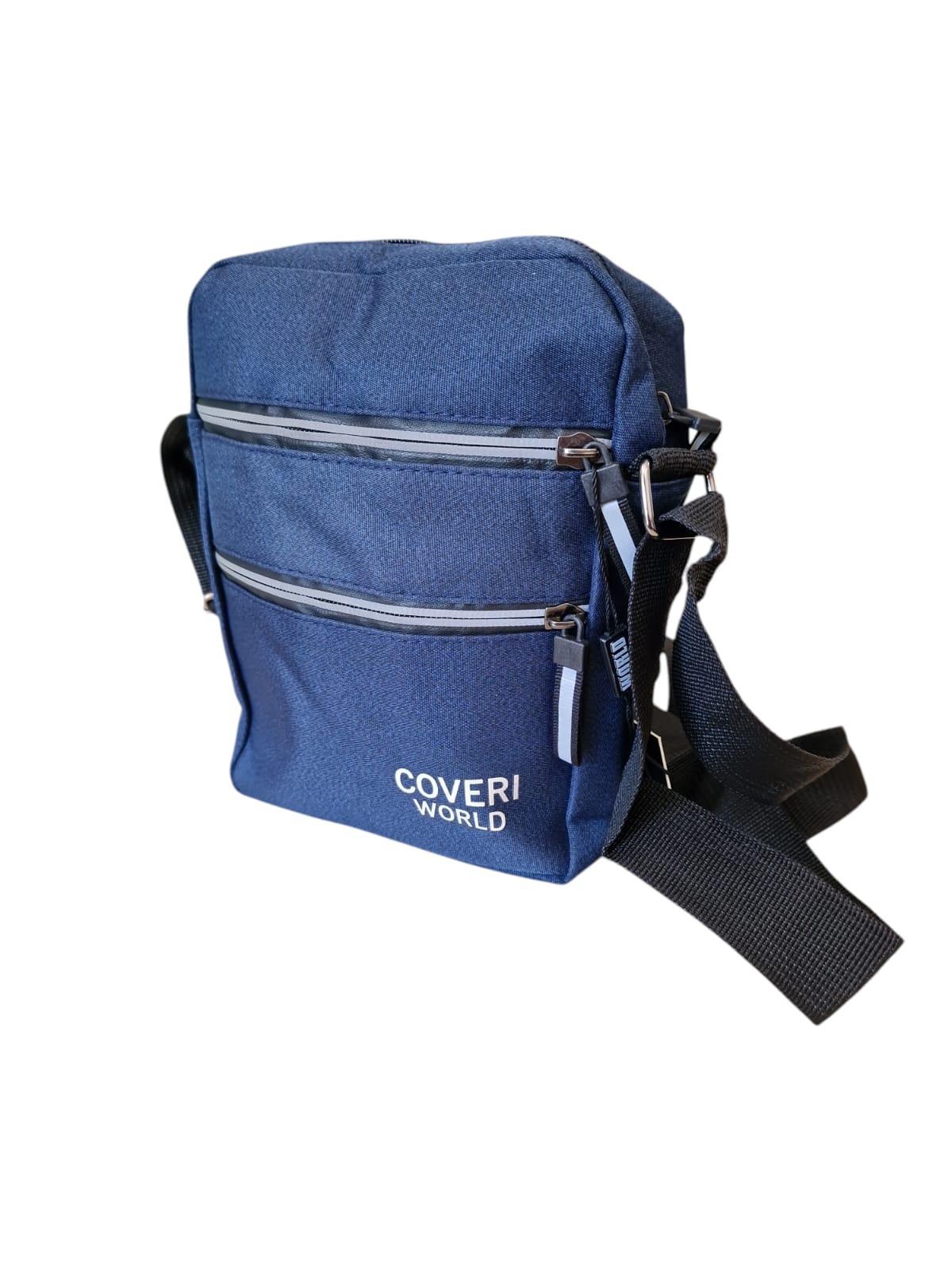 Borsello piccolo da uomo Coveri blu