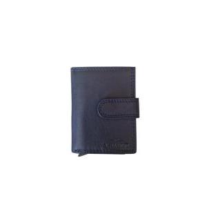 Portacarte in pelle da uomo  blu