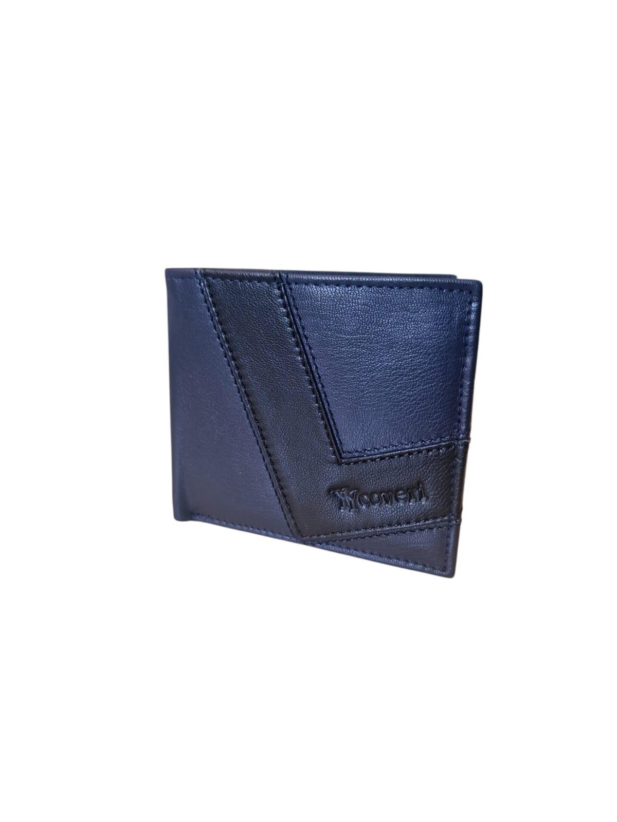 Portafoglio in vera pelle da uomo Enrico Coveri blu