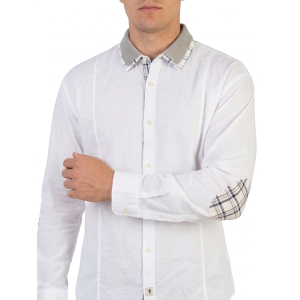 Camicia uomo manica lunga cotone  jeans