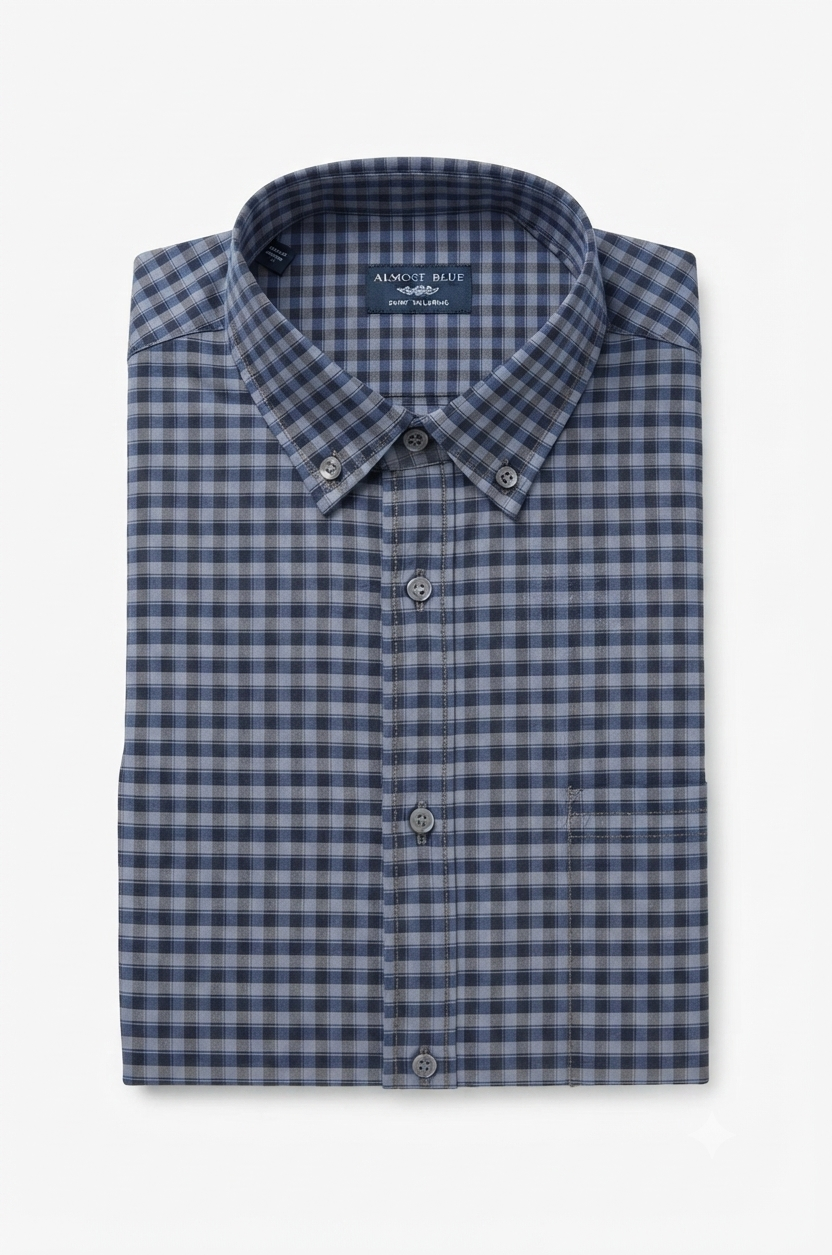 Camicia manica lunga cotone Almost Blue