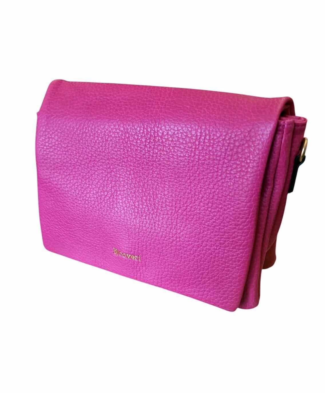Borsa tracolla da donna Coveri fucsia