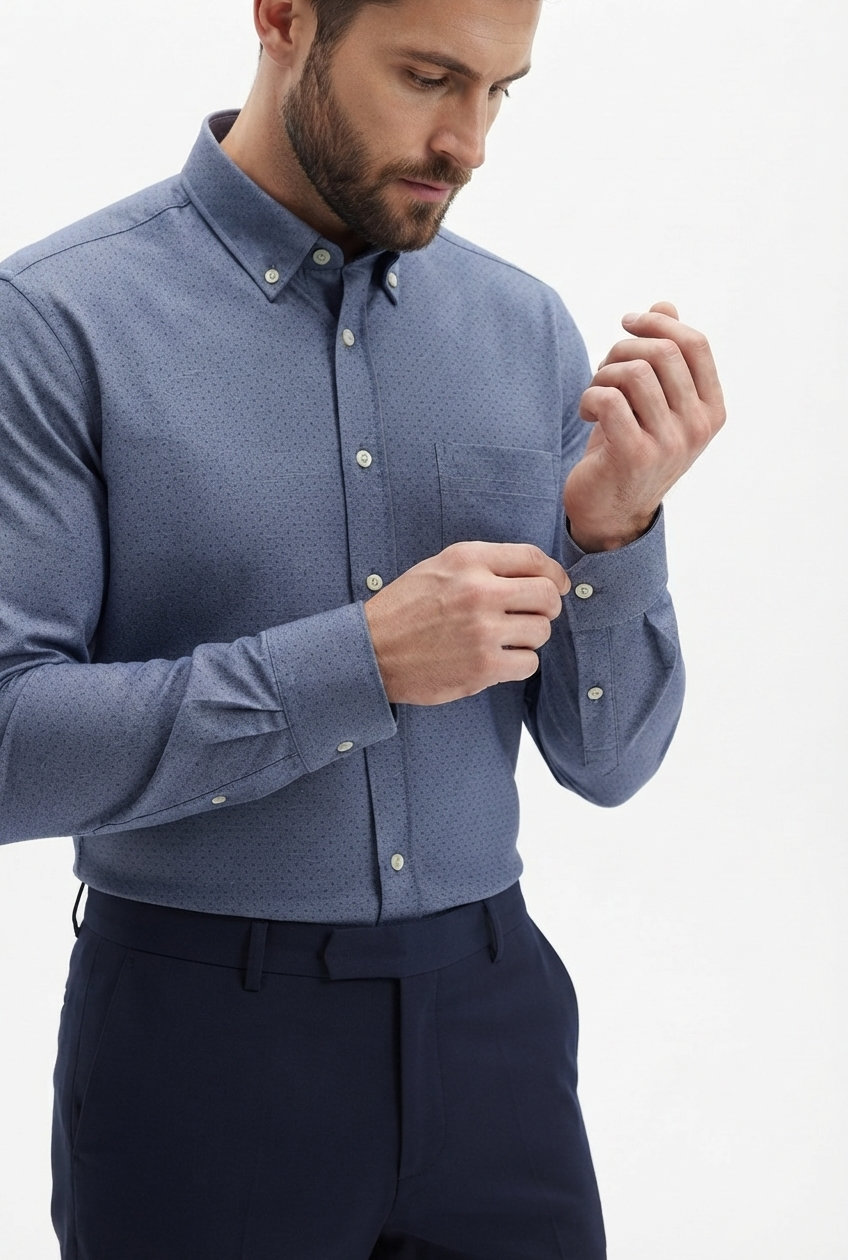 Camicia manica lunga cotone Almost Blue