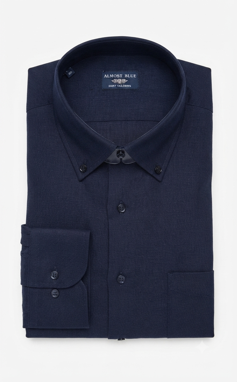camicia-lino-02 Camicia Puro Lino Blu Almost Blue