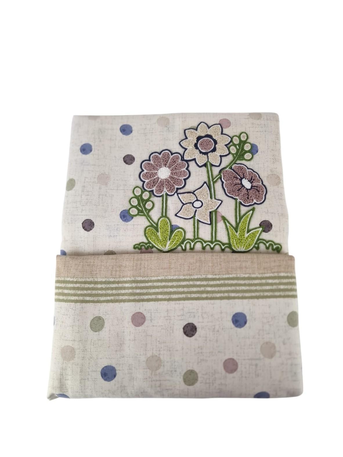 Tovaglia in cotone 6 posti 140x180 Vingi