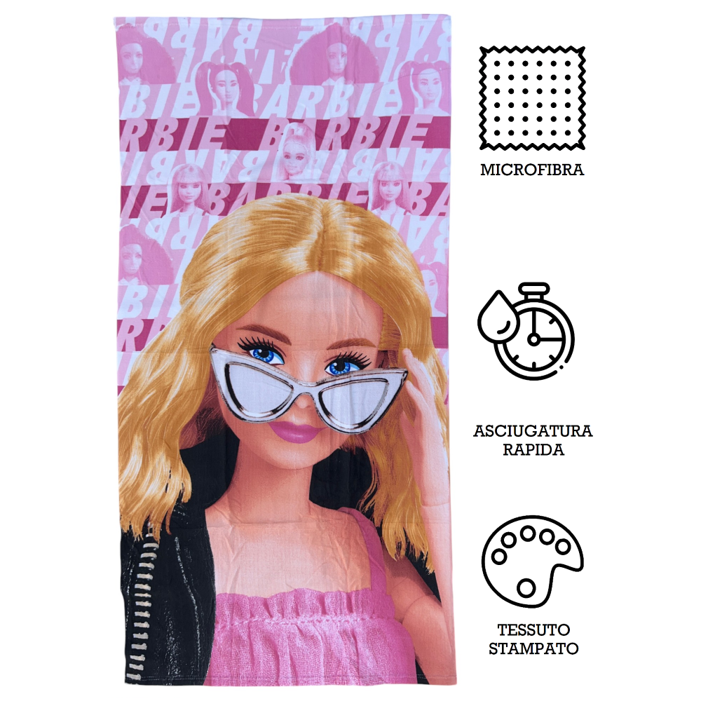 Telo mare bambina Barbie