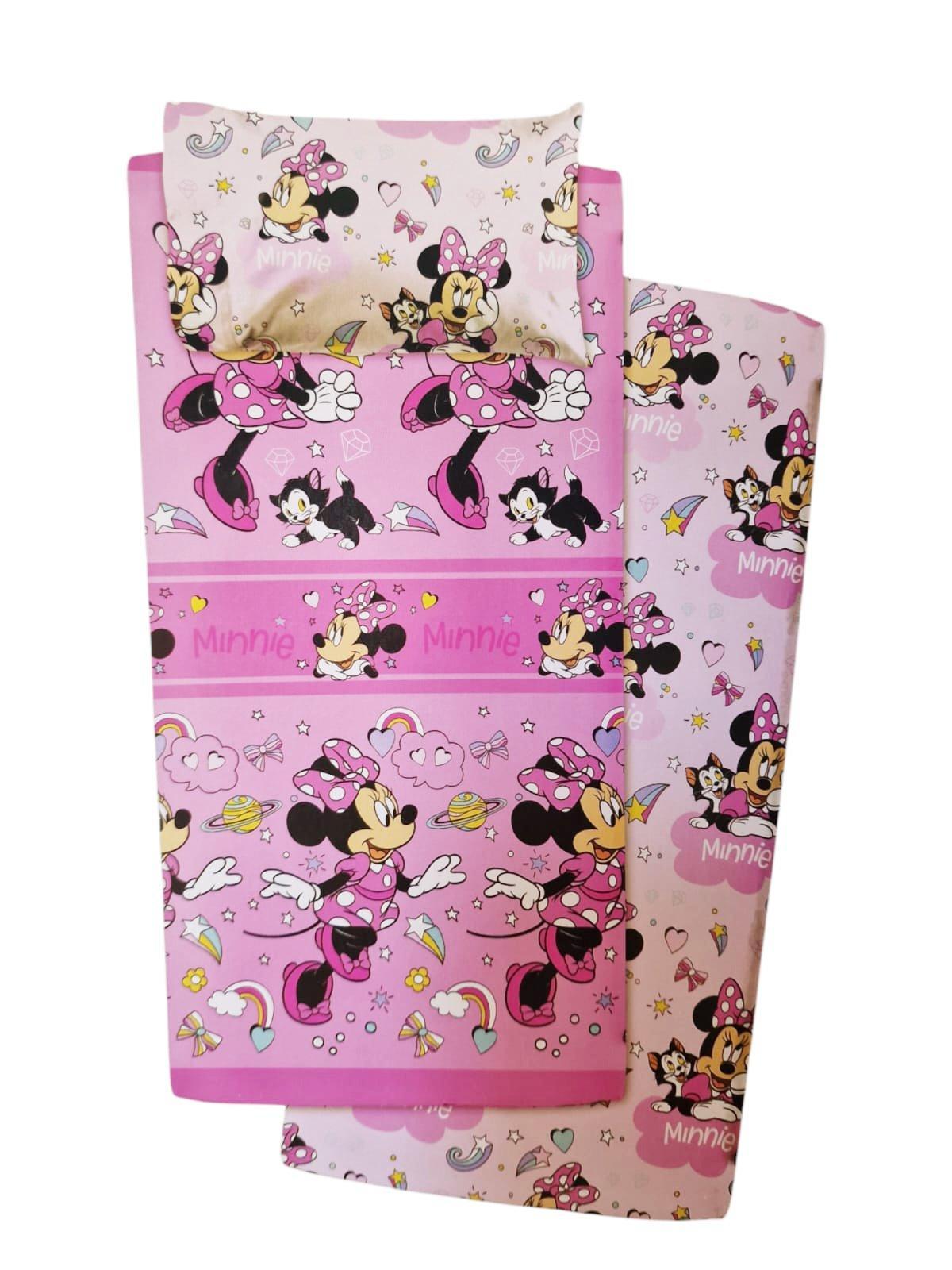 Completo letto singolo Minnie Disney bambina