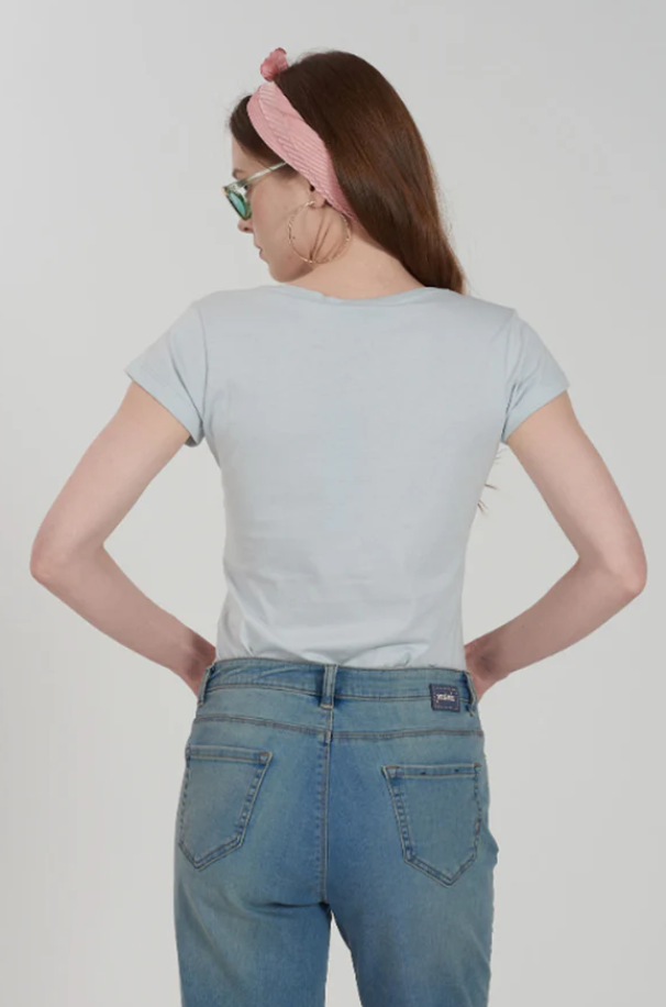 T-shirt donna manica corta Yes Zee