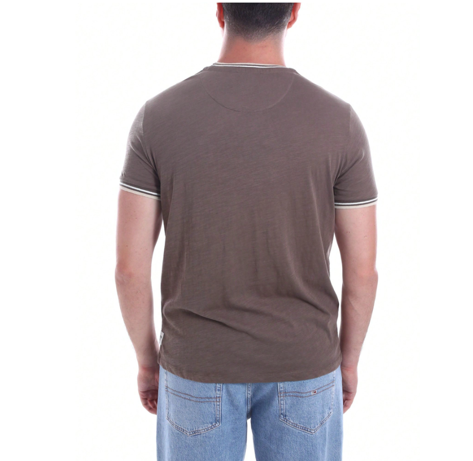 T-shirt cotone uomo Yes Zee marrone