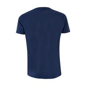 T-shirt cotone elasticizzato basic uomo  blu