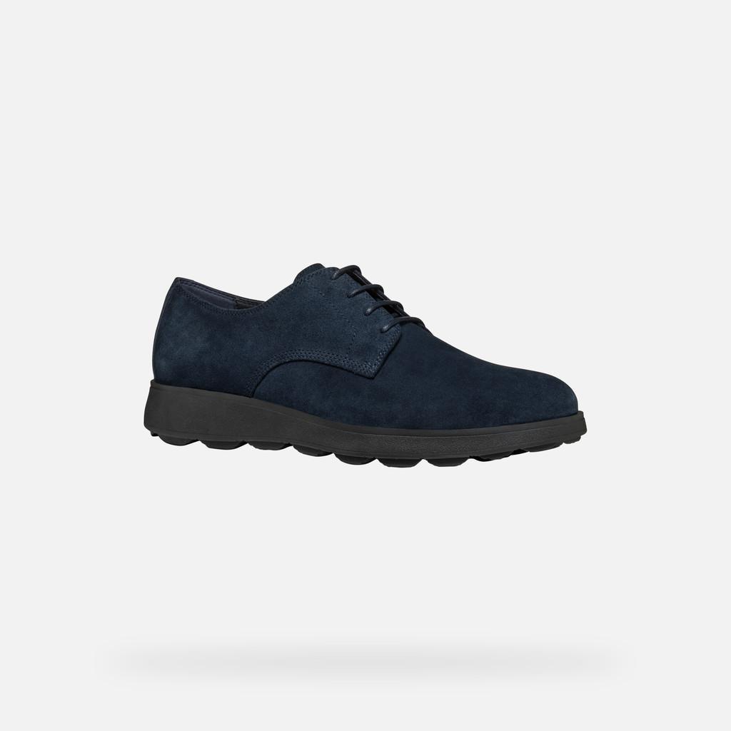 Geox Spherica scamosciata tipo Clark Blu uomo