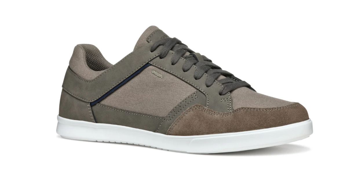Scarpe sneakers Geox Walee canvas nabuk Salvia