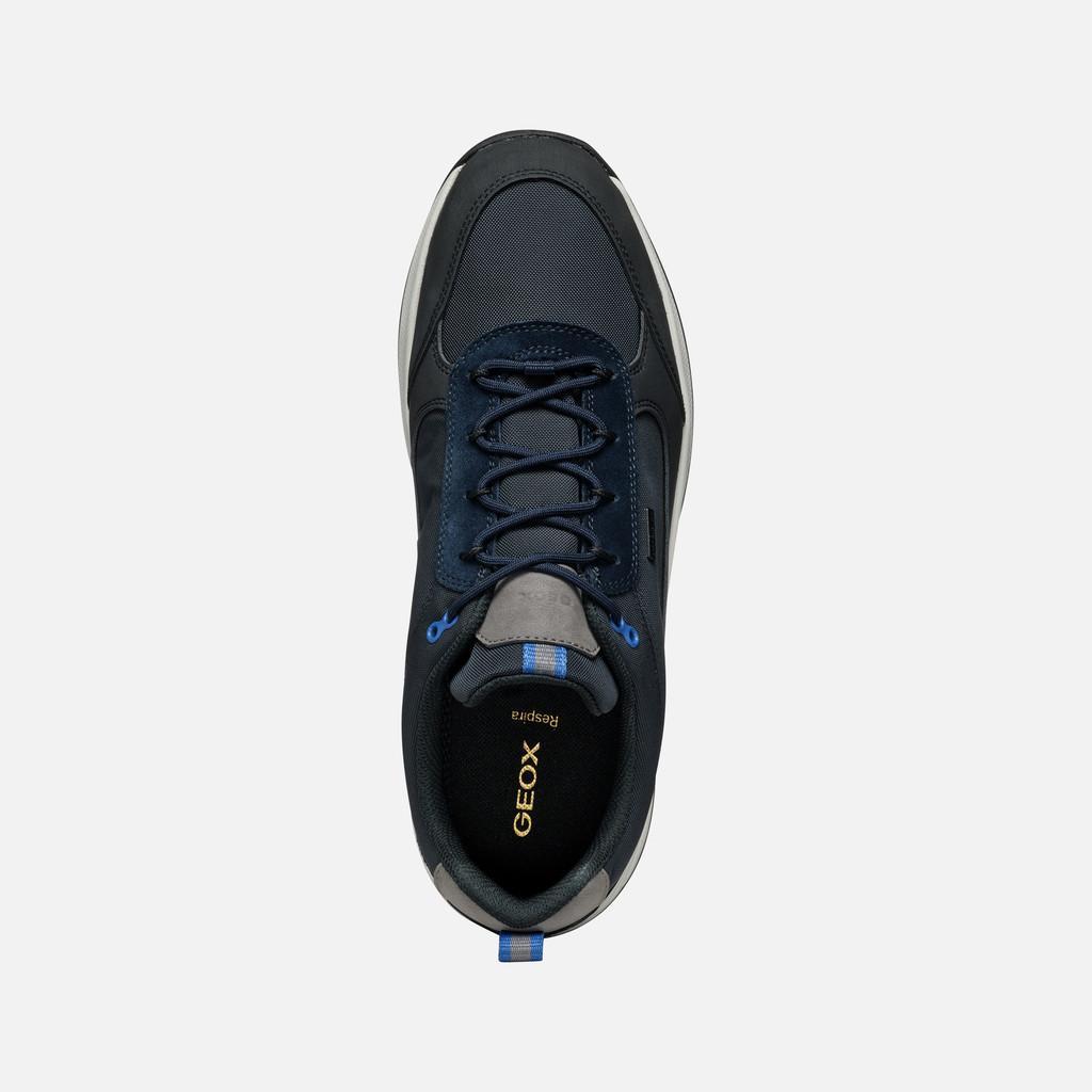 Sneakers Geox TERRESTRE Amphibiox tessuto e nylon Blu