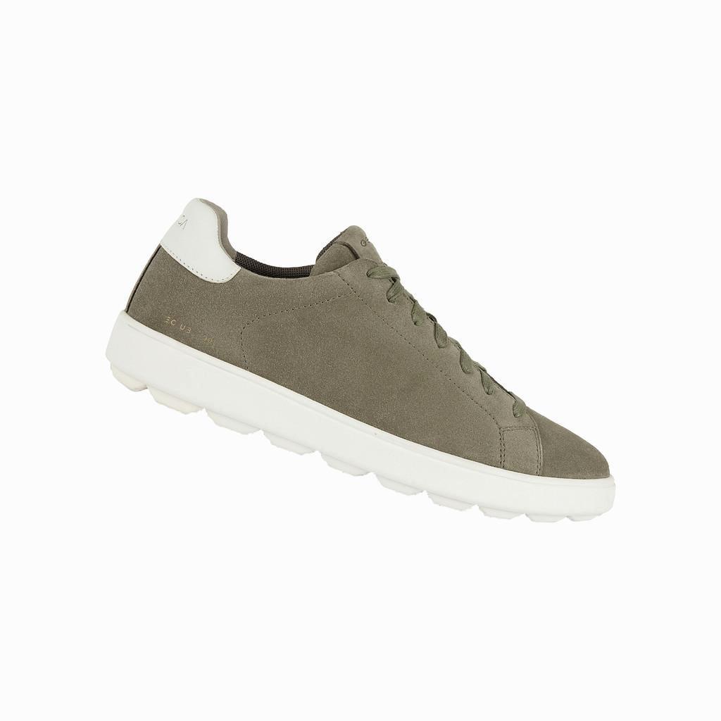 Sneakers Geox Spherica ECUB-1 scamosciata liscia Sabbia
